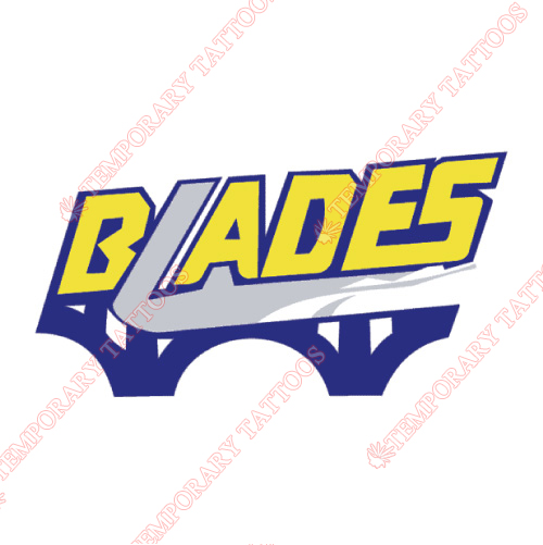 Saskatoon Blades Customize Temporary Tattoos Stickers NO.7543